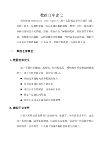 数据仓库建设方案-2018-3-28