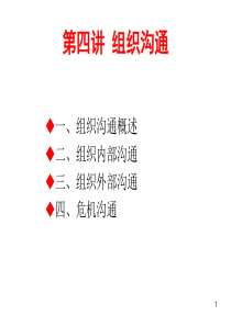 第四讲-组织沟通