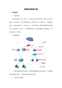 网络机房建设方案