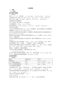 英语语法知识梳理解析