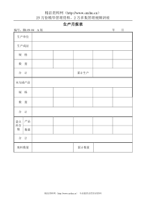 09-04生产月报表