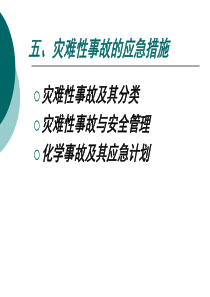 5--陈国华--安全系统工程_陈国华_第五章2灾难性事件及