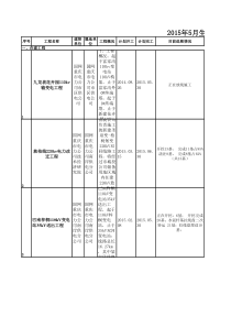 XXXX年公司5月生产工作会汇报材料统计表1