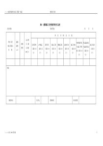 JGJ59-XXXX附录B建筑安全分项检查评分表