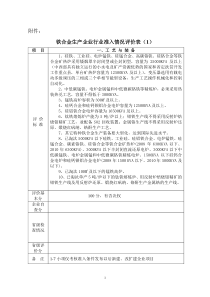 铁合金、电解锰生产企业行业准入情况评价表