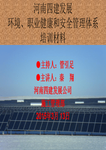 XXXX年建筑企业环境、职业健康安全体系运行资料