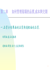 如何管理现场的品质,成本与交期(PPT 56)