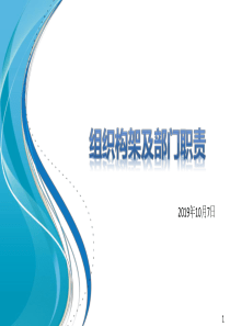 组织构架及部门职责课件