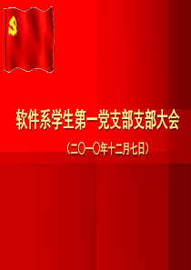 党支部大会PPT