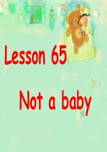 新概念第一册65-66课课件