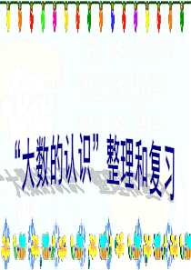 人教版小学四年级上册数学大数的认识整理与复习ppt