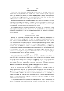 人教版九年级英语课文-Unit1-5