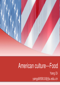 American-culture---Food-美国文化之食物
