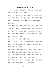 2019精选教育《番茄太阳》课文原文.doc