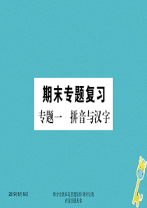 (毕节专版)2018学年七年级语文下册-专题1-拼音与汉字课件-