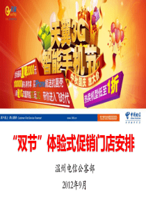 天翼智能手机节布置及动作-店长