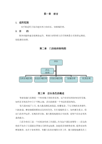 店长、店助营运手册