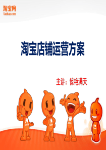 淘宝店铺运营方案(12-16)