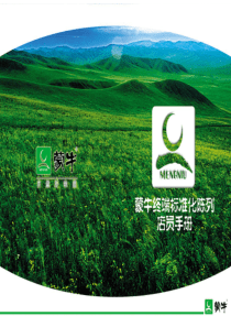 蒙牛终端标准陈列手册(市场部)