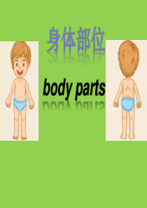 幼儿园英语课-身体部位