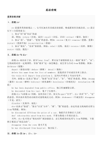 英语单词最全的前后缀讲解