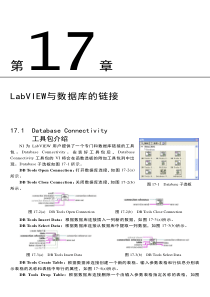 LabVIEW与数据库的链接