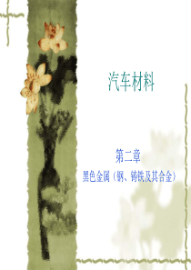 第二章-黑色金属