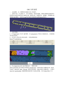 CAE分析流程