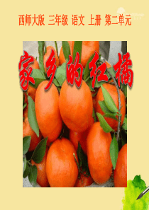 《家乡的红橘》PPT课件5-(共8张PPT)