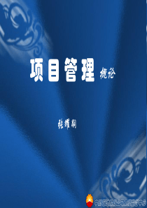 项目管理概论资料