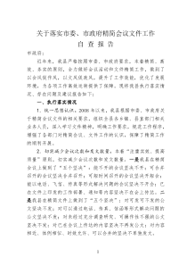 政府办公室精简会议文件工作总结1.