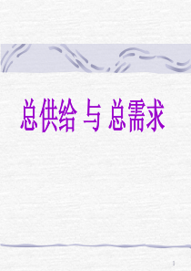 总供给总需求
