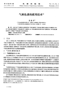 气相色谱的联用技术