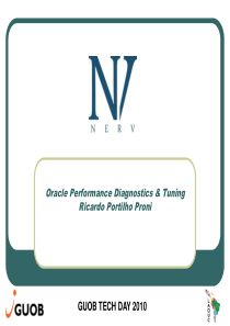 简洁青绿色条框ppt模板OraclePerformance