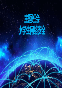 主题班会：网络安全