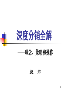 l深度分销全解(施炜)彩色