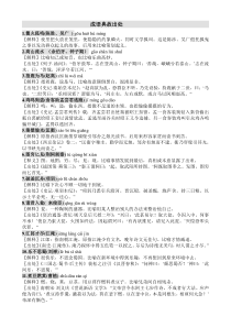 部分成语典故及出处