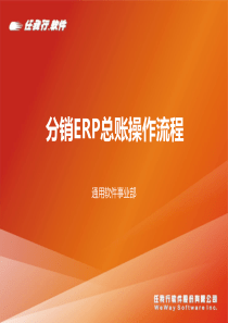 管家婆分销ERP90总账操作流程