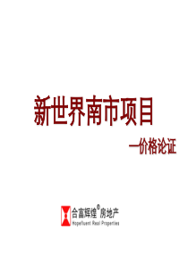 新世界价格专案0708