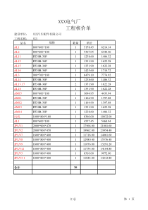 配电箱价格