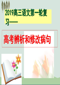 2019年高考病句专题复习——高考语病辨析并修改(精品版)