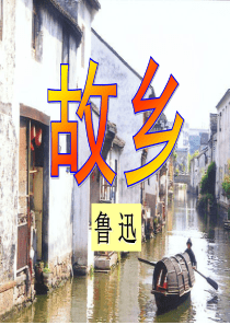 鲁迅《故乡》课件市级公开课一等奖
