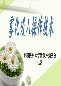 雾化吸入操作技术流程