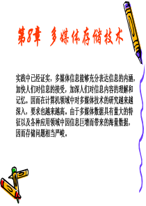 【精品课件】多媒体存储技术