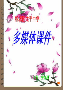 多媒体课件--相城区太平中学