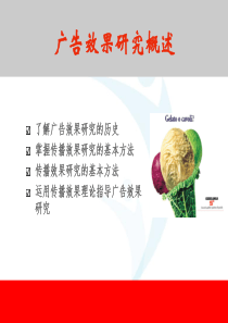 广告效果研究概述
