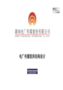 电广传媒组织结构设计(ppt 55页)