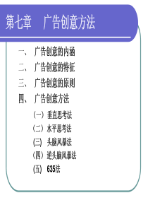 第7章(广告创意方法)