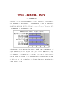 重庆居民媒体接触习惯研究