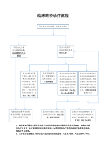 临床路径流程图